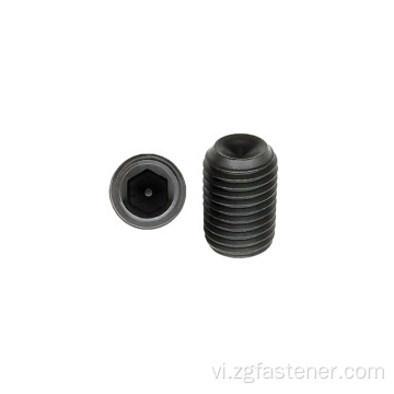 Oxit đen DIN 916 Vít Cocave Point Fastener Bolt oxit đen